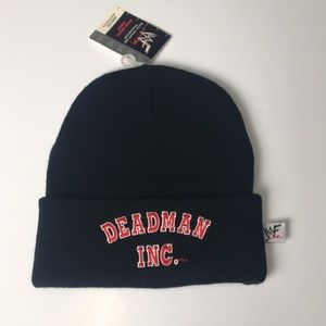 WWF Deadman Inc. black beanie toque